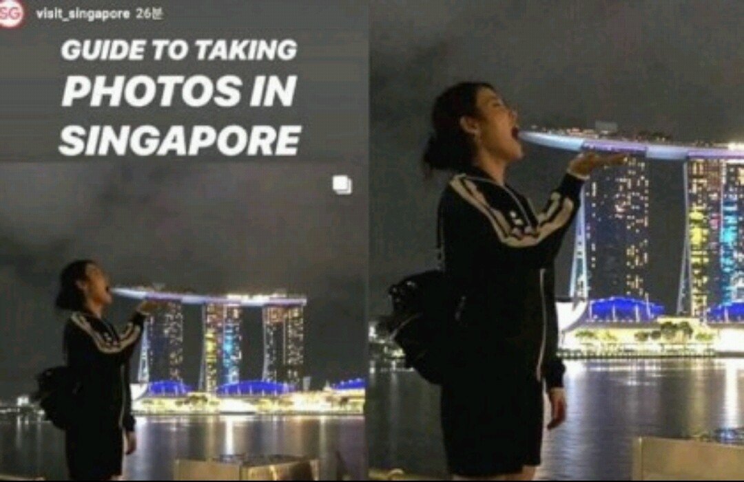 싱가포르 관광청에 박제된 한국여자