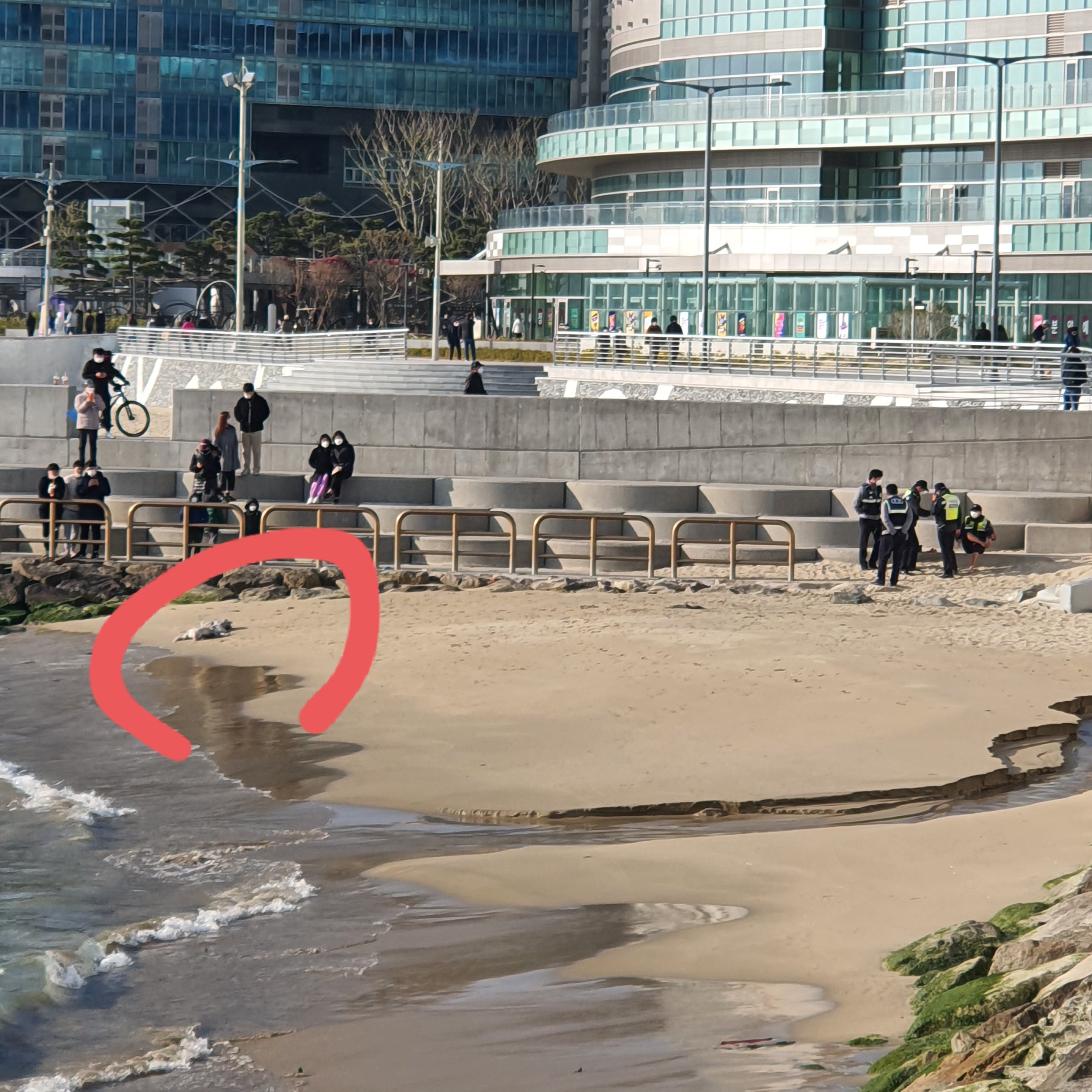 Is it true that the body of Haeundae has been pushed around?