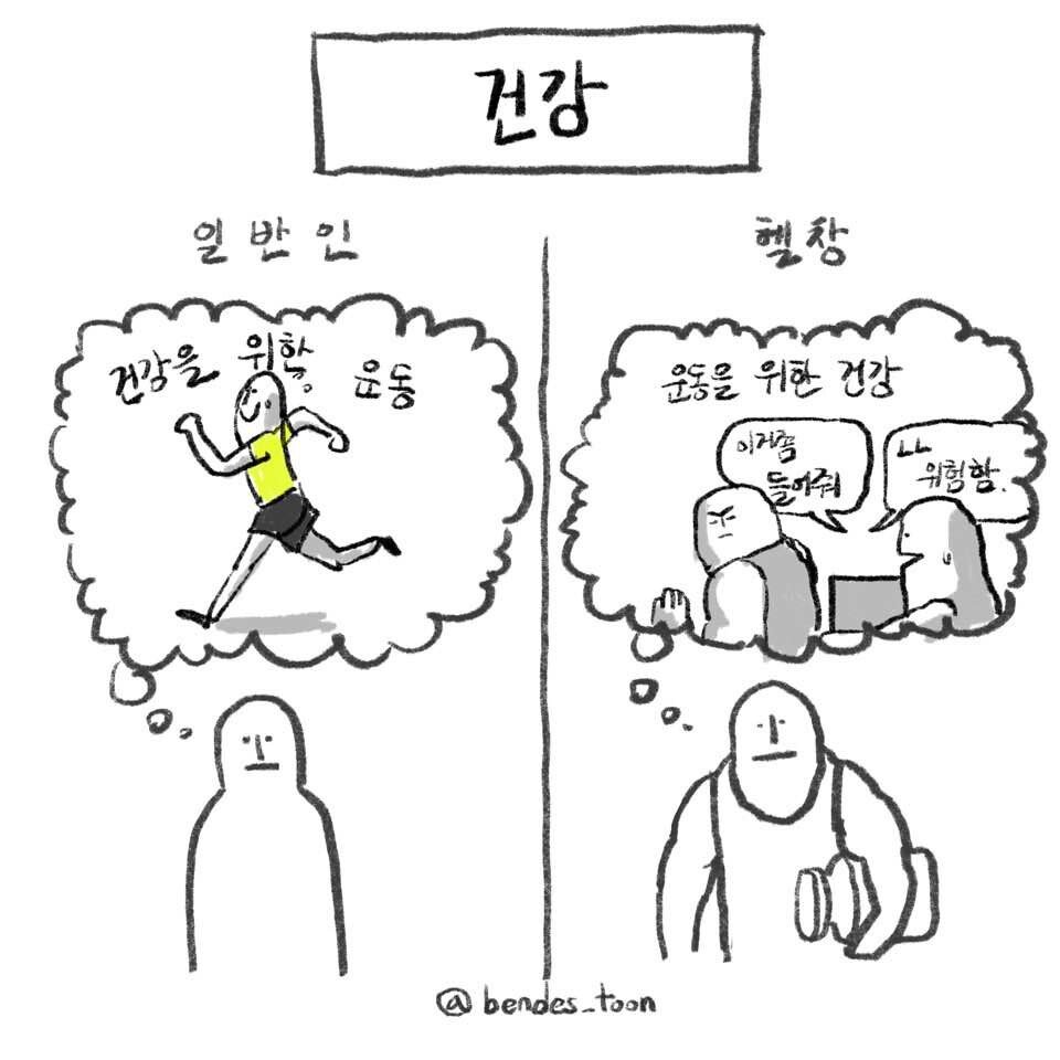 일반인과 헬창의 시각 차이.....jpg