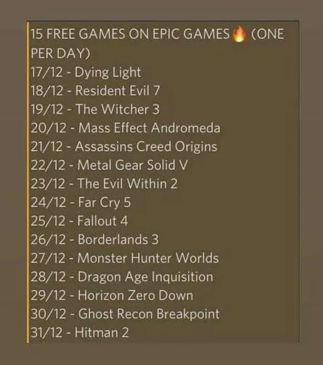 Epic Games' year-end free game list has been leaked.jpg