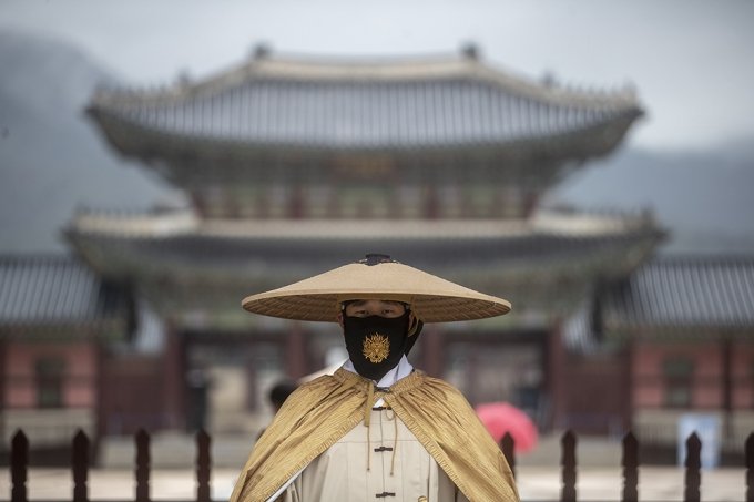 Gyeongbokgung Palace Korean Traditional Military Be-clothes