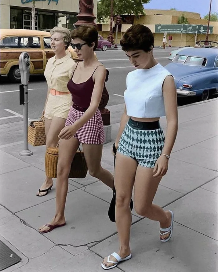 LA fashion in the 1950s