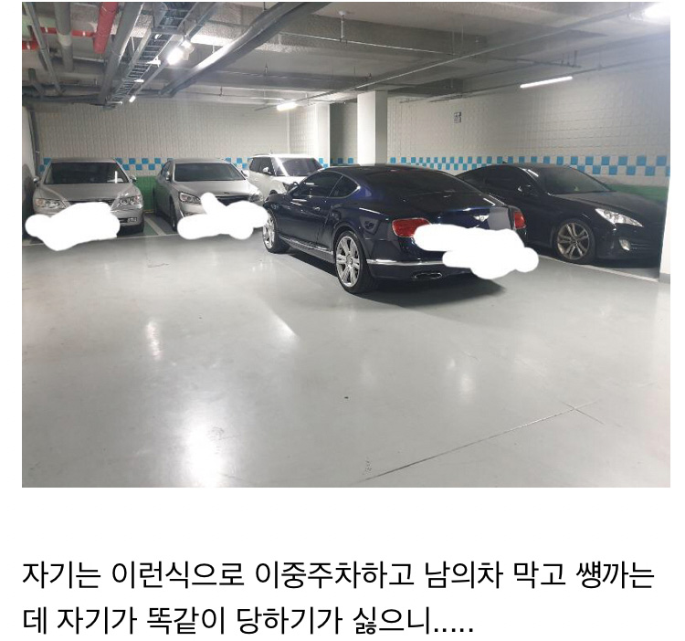 경찰도 못 말리는 외제차 주차 갑질