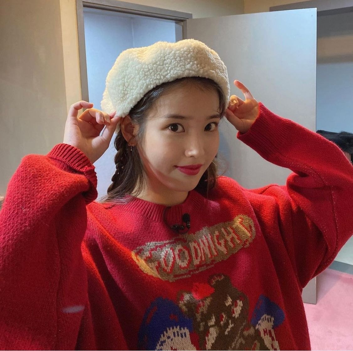 Christmas IU Instagram