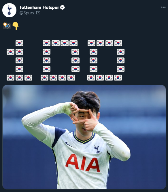 Son Heung-min's national poppong lethal tweet...jpg