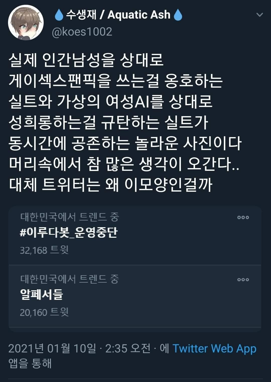 한국 트위터와 페미니즘 완벽 요약