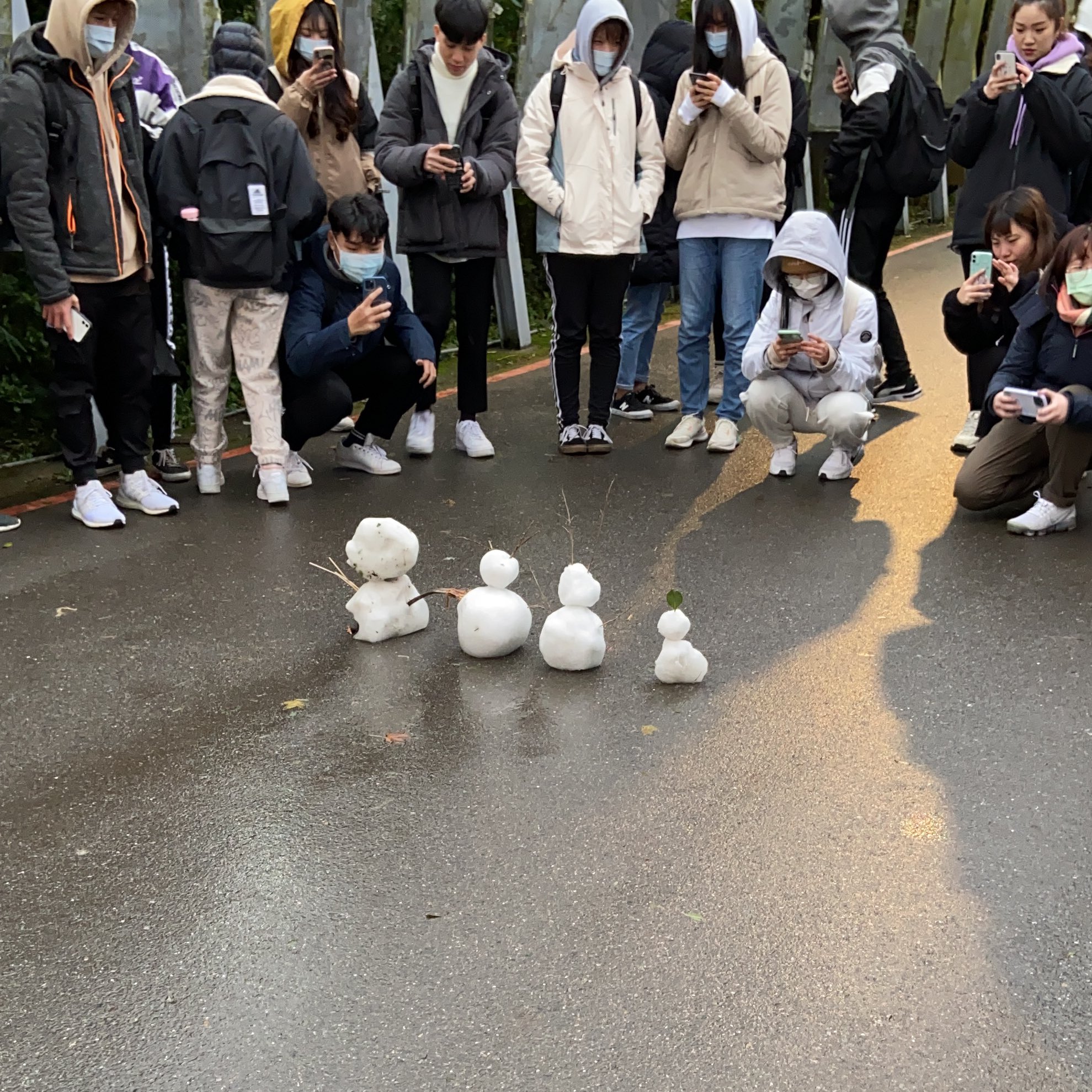 When it snows in Taiwan,