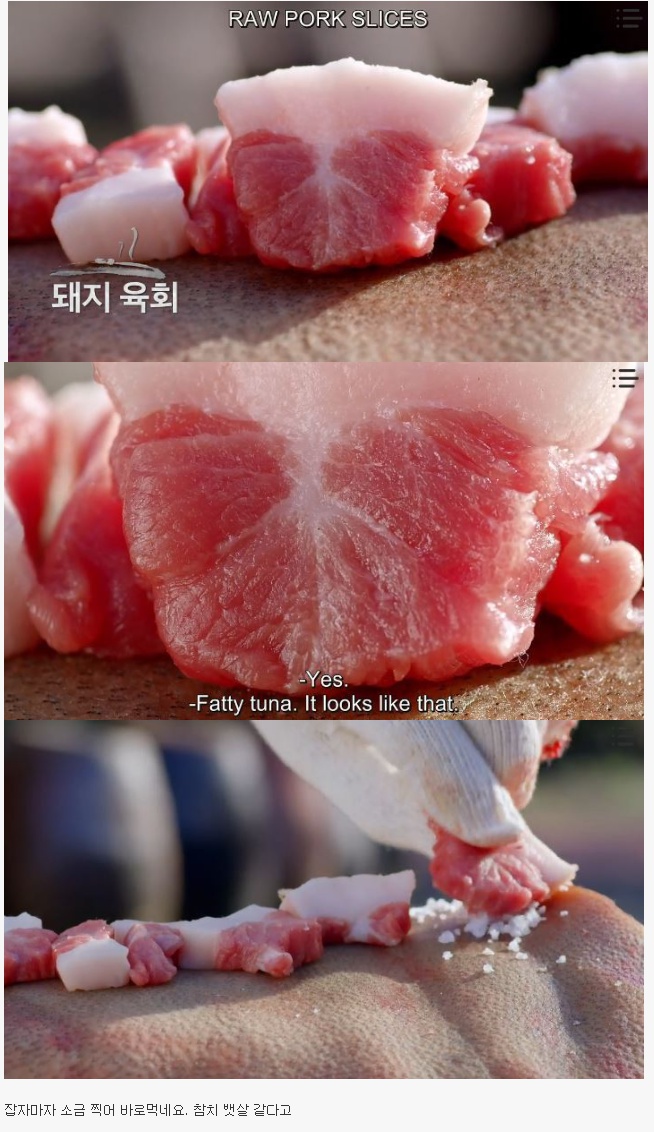 Pork Raw Fish Visual