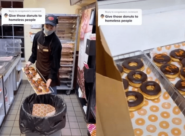 The fired Dunkin Donatsu employee.