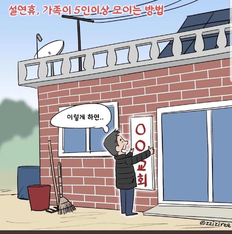 설연휴, 가족이 5인이상 모이는 방법