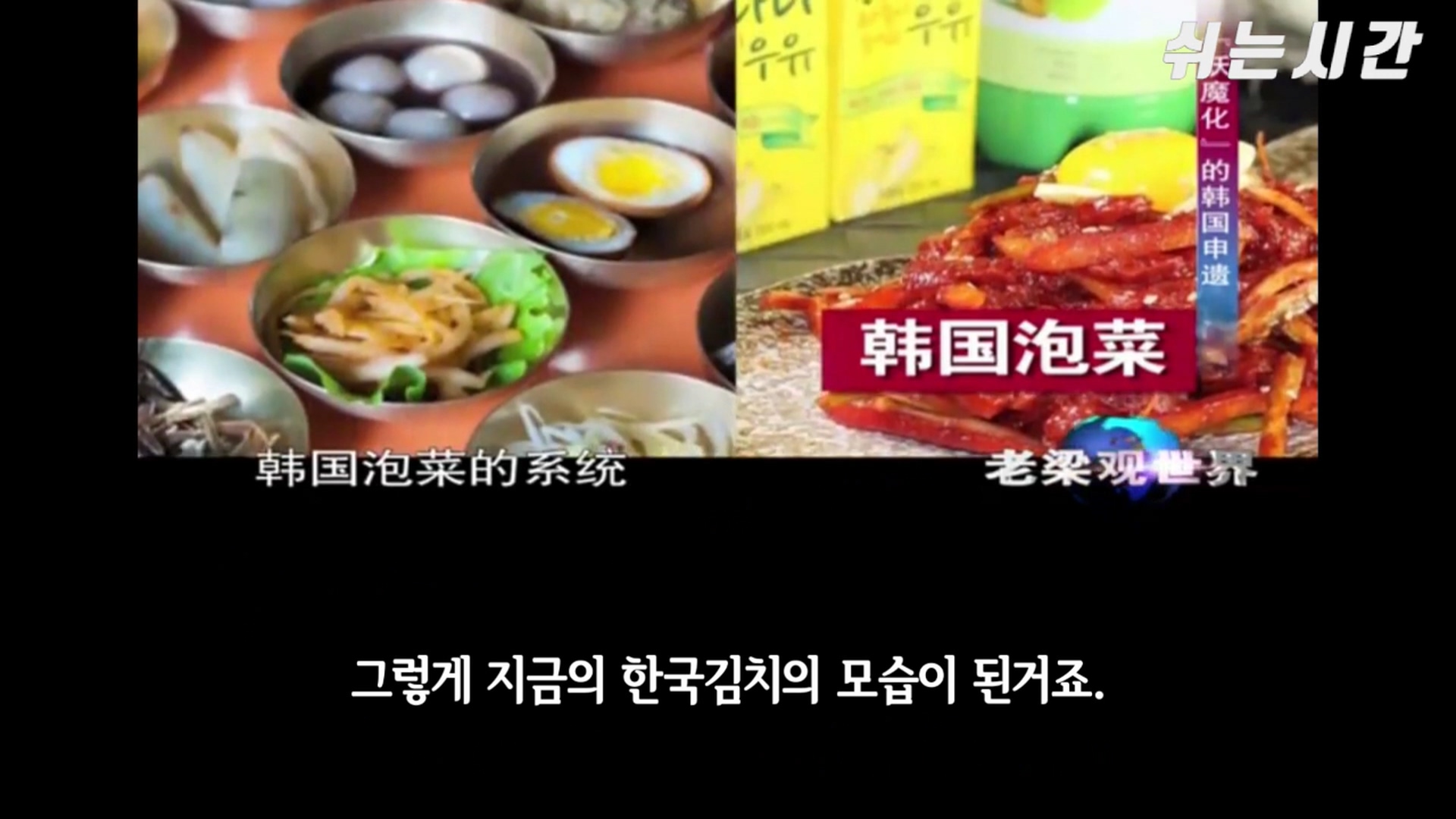 김치에 대한 중국 교수의 생각