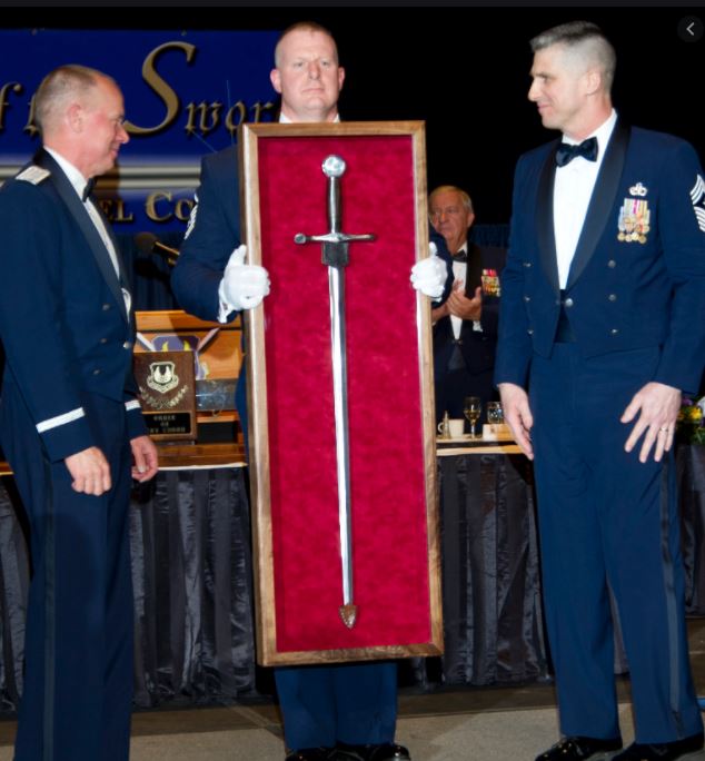 U.S. Air Force Braces Sword