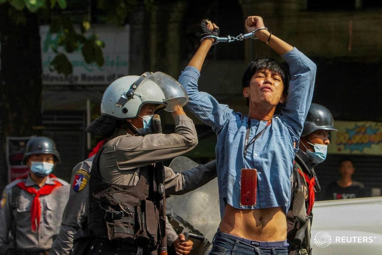 [펌] 미얀마 민주화 시위