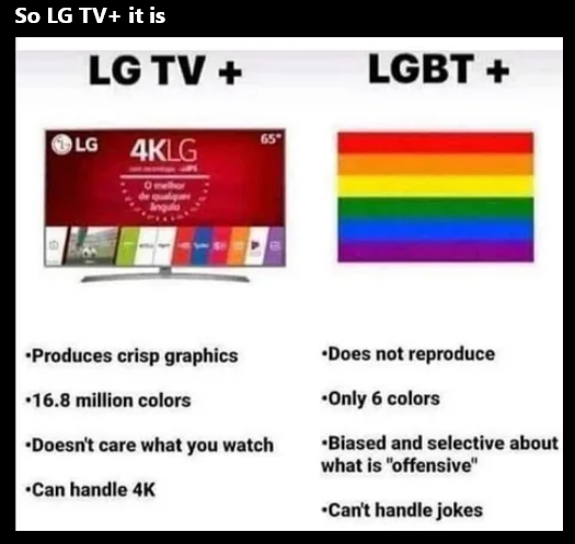 What foreigners say is the difference between LGTV and LGBT.