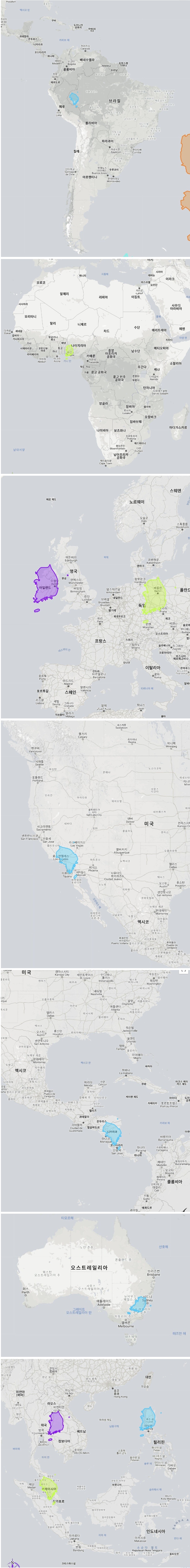 Comparison of Korean territorial size