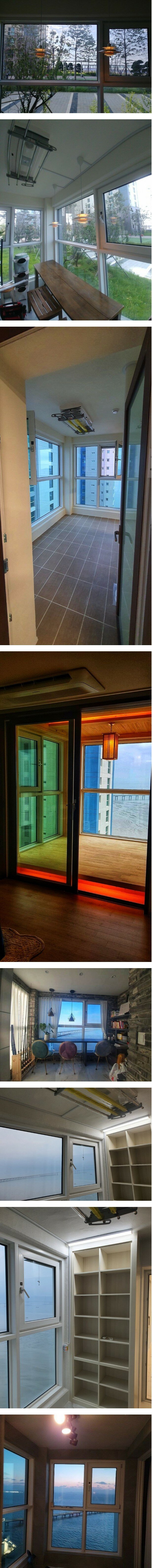 A view of the Incheon apartment with a view of the west sea.