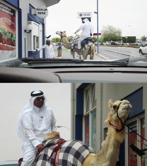 Qatar Burger King Drive-Through
