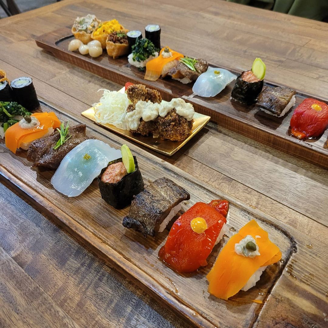 a vegan sushi restaurant in Seongnam