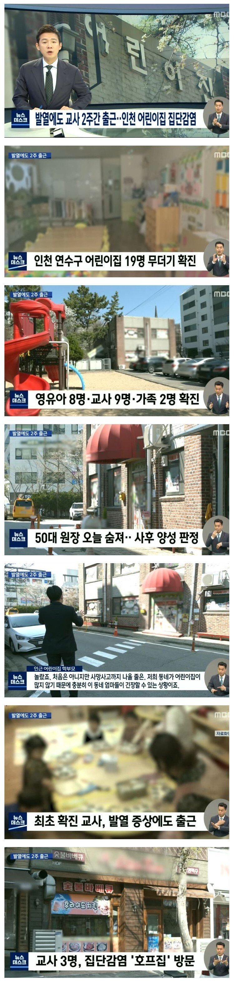 인천 어린이집 집단 감염... 원장 사망
