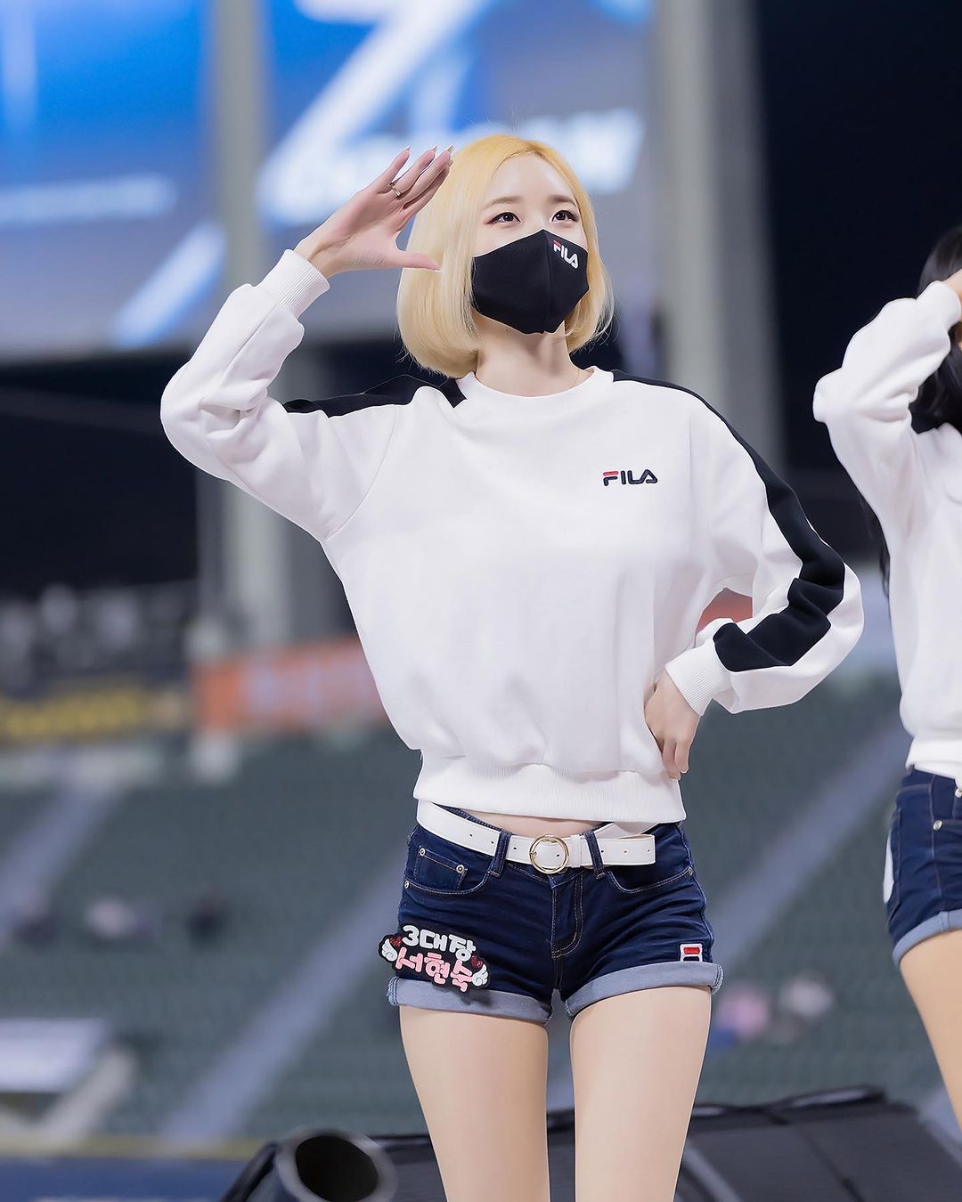 Blonde Seo Hyun-sook Cheerleader How have you been up to lately