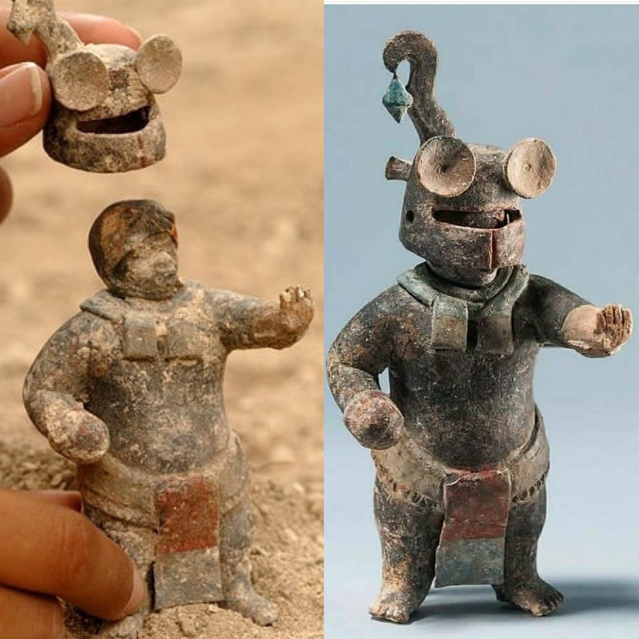 Porcelain figures excavated 1,500 years ago in the Maya civilization.jpg
