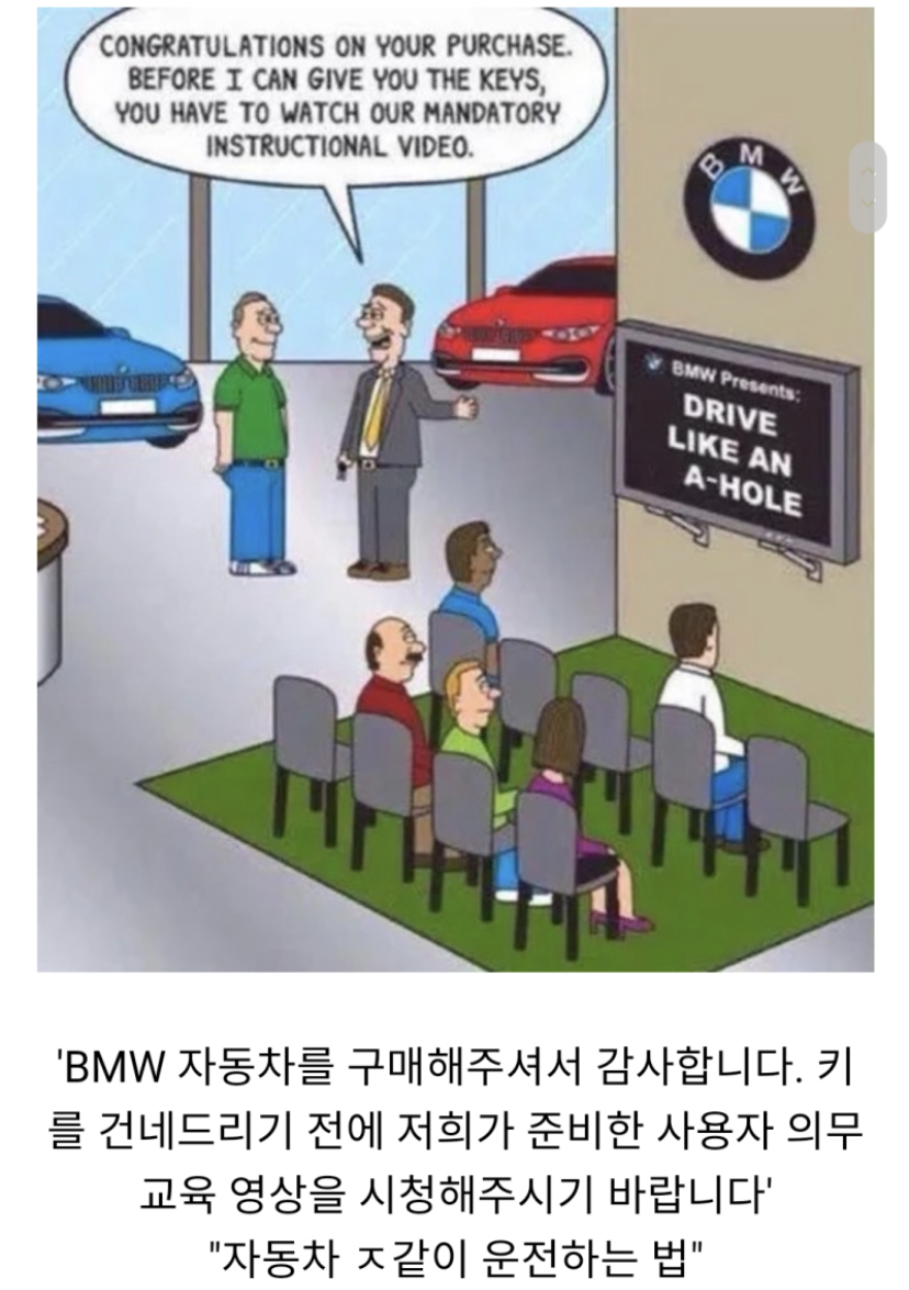 유럽인들이 생각하는 BMW 인식