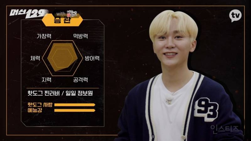 Seungkwan Boo is making a rapid advance from the headquarters of Myeongrang Hotdog.