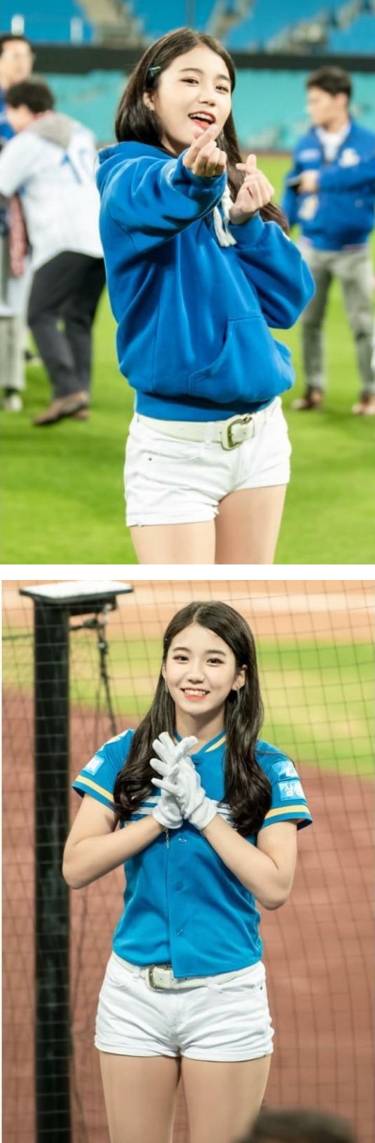 Former Samsung Lions cheerleader Shim Hye-sung