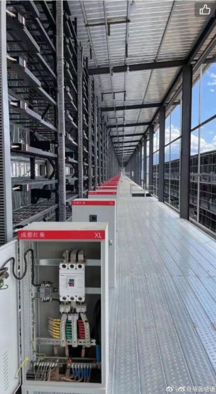 Bitcoin Mining Plant Excluding Rooms in China