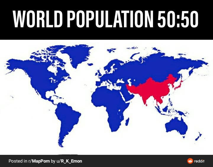세계 인구 50%가 있는곳
