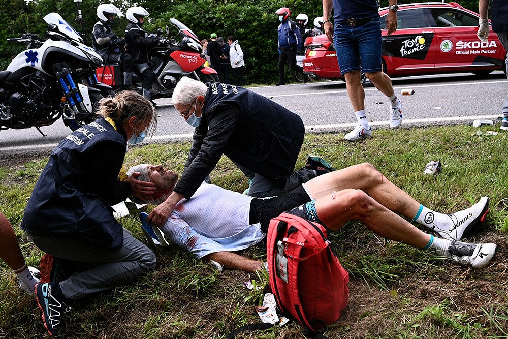 The French Bicycle Competition Catastrophe.gif