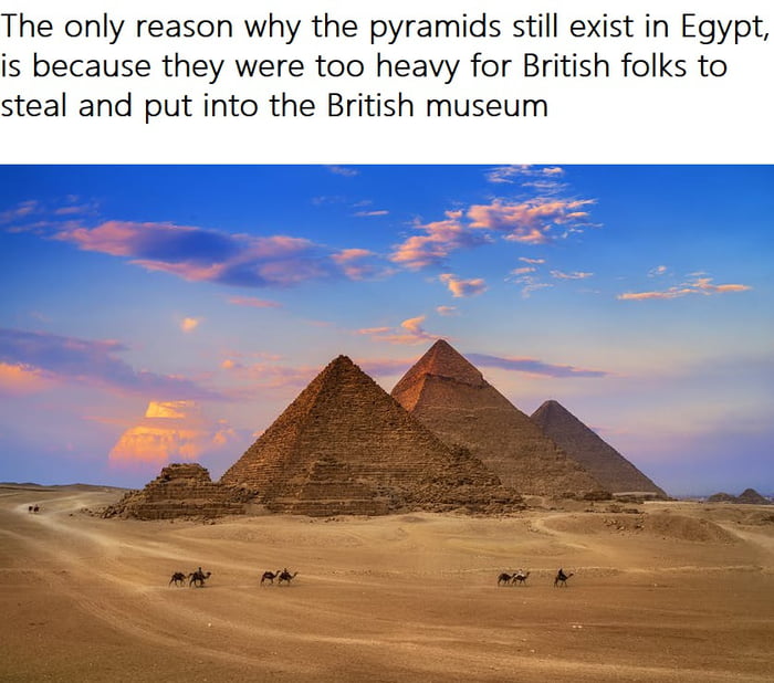 Why there are still pyramids in Egypt.