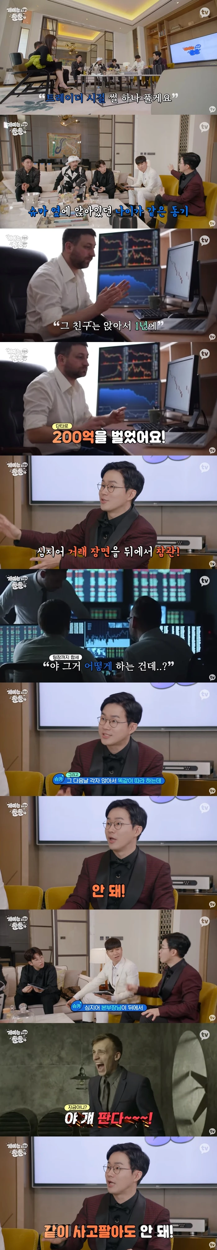 Jang Dong-min, a former engineer, invested in stocks.