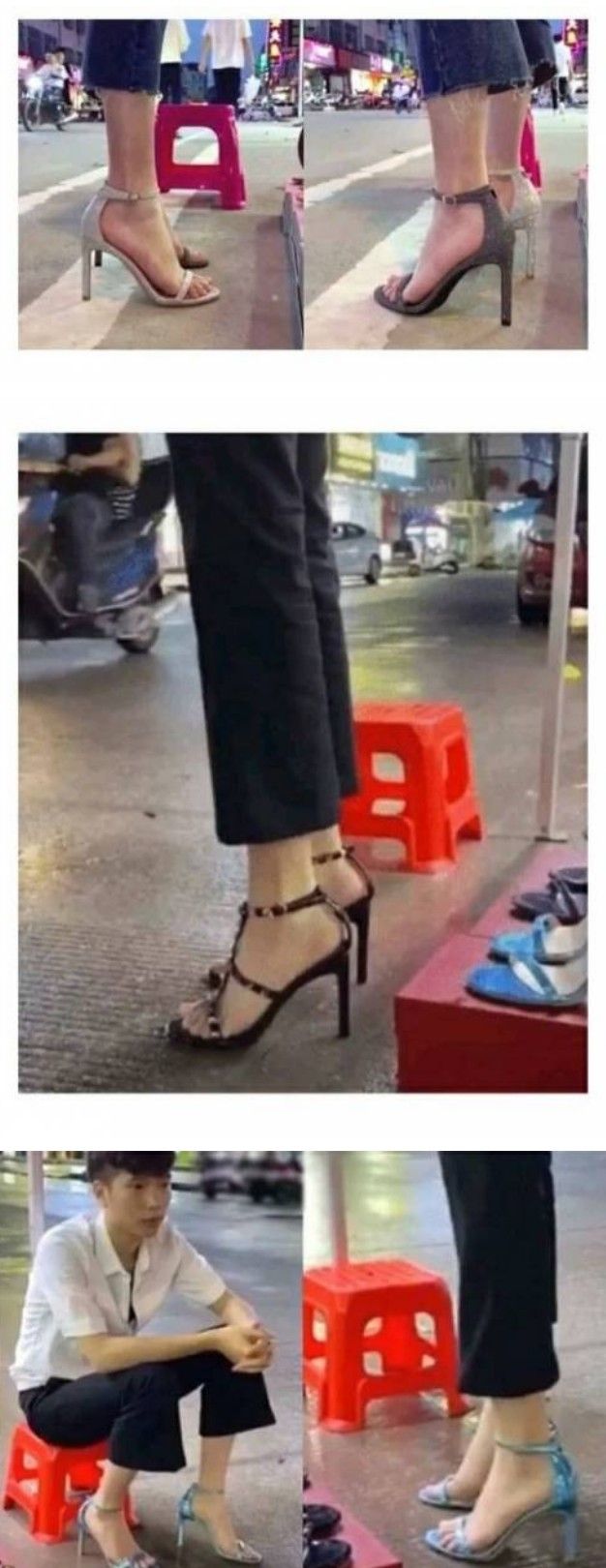 The owner of the shoe store who ordered high heels sold out.jpg