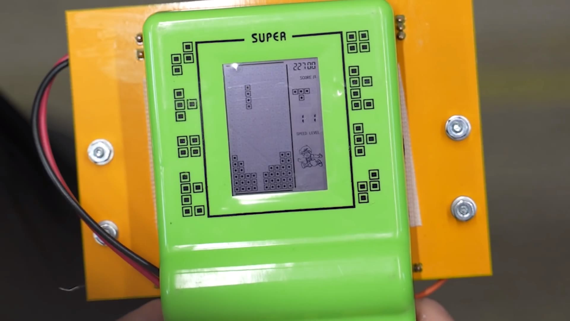 An engineer YouTuber who puts nuclear batteries in a Tetris game console.