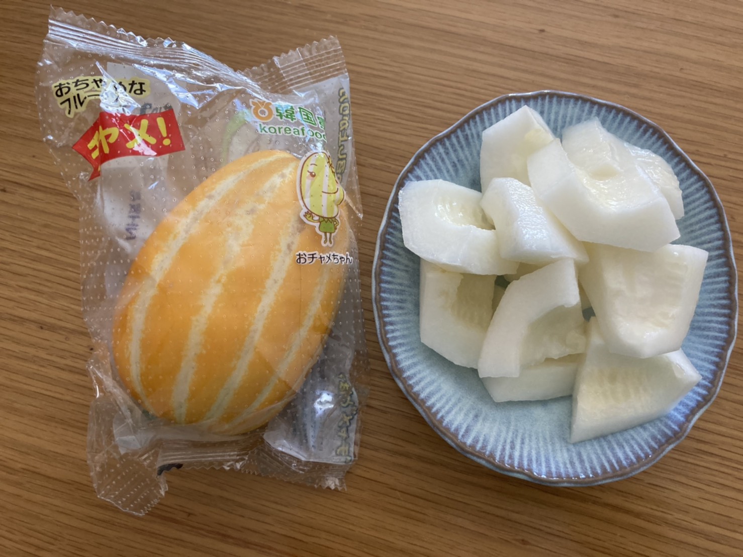 Japanese reaction to Korean melon for the first time