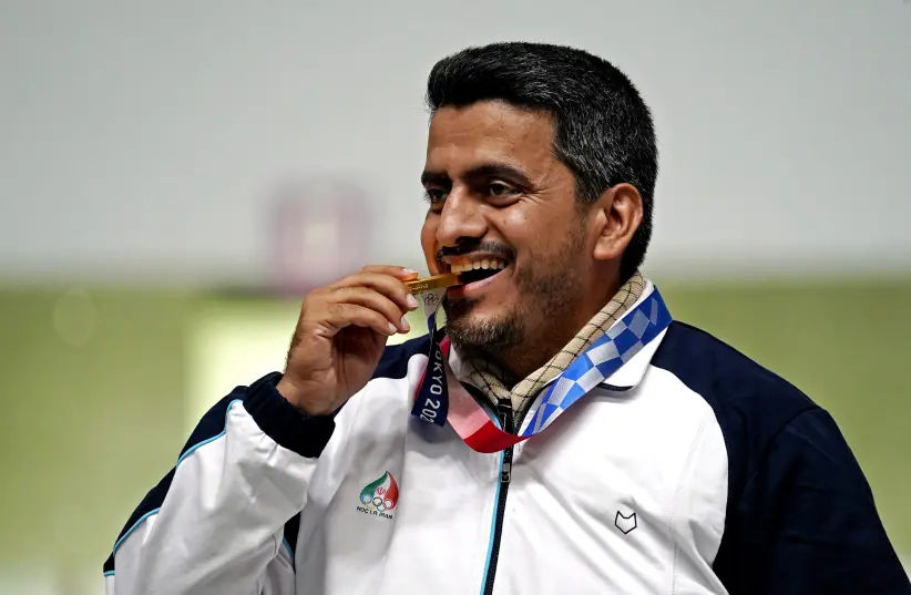 What's up with the shooting gold medalist?