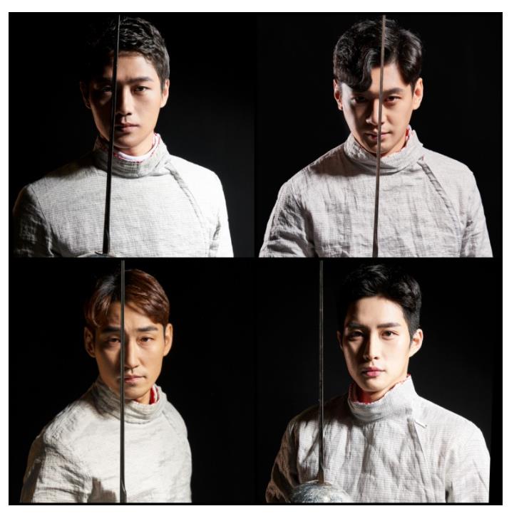 [Fencing] Men's Shabre group advanced to the semi-finals.jpg