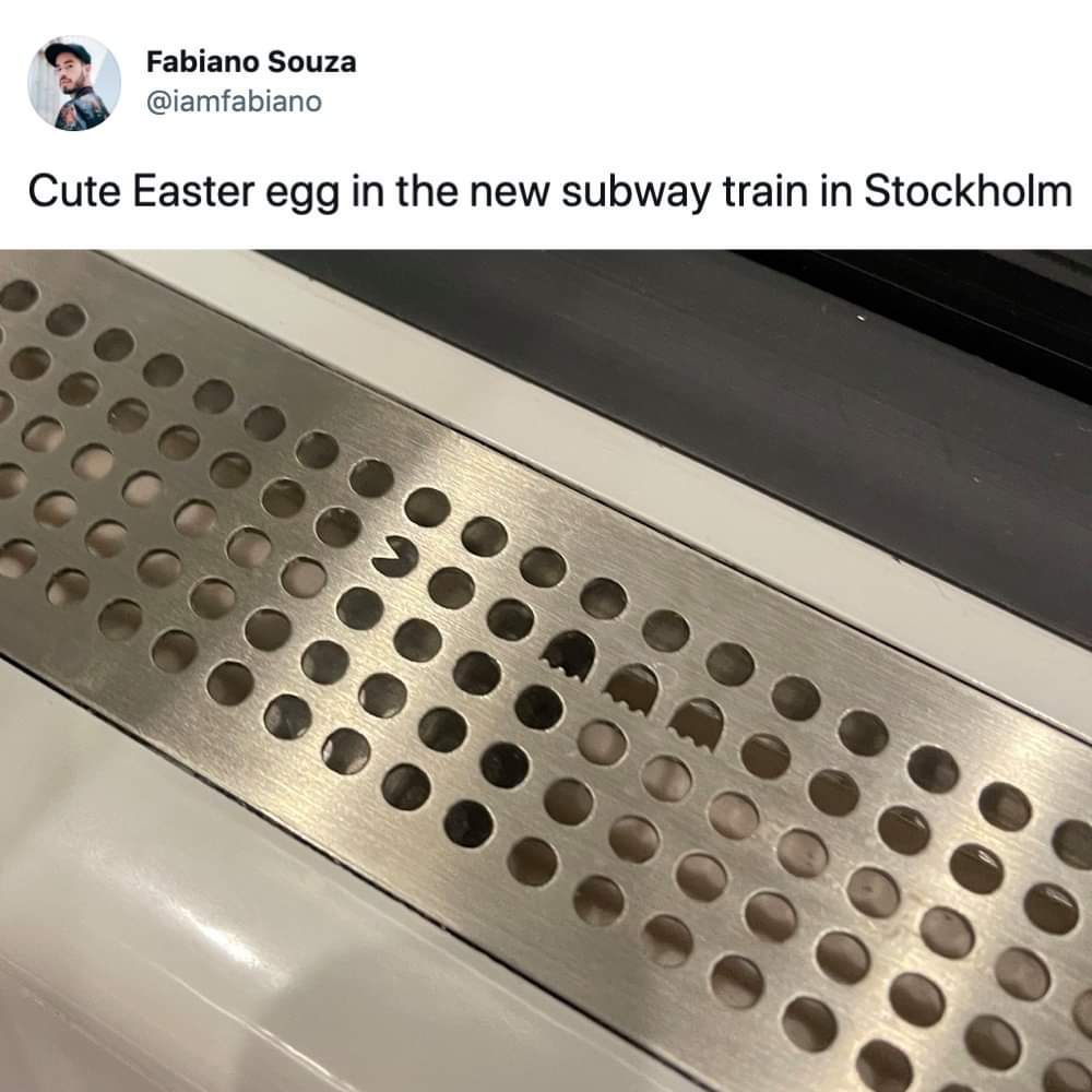스톡홀름 지하철의 귀여운 디테일
