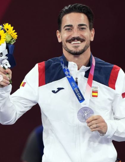 Spanish karate athlete controversial at the Olympics.Jpg