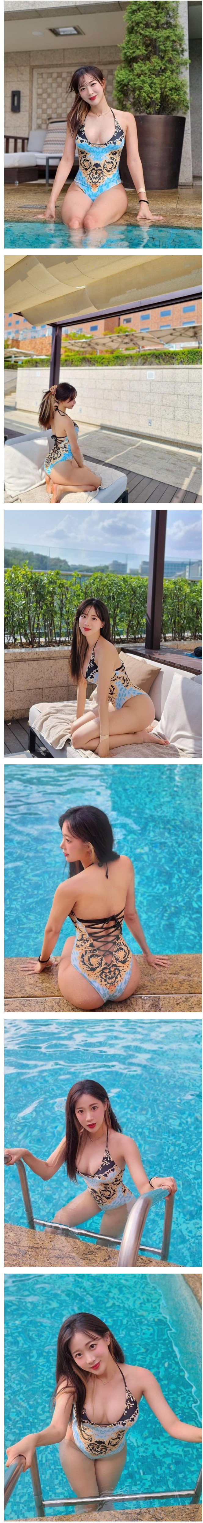 Cheerleader VJ Queen Hana One Piece Swimsuit