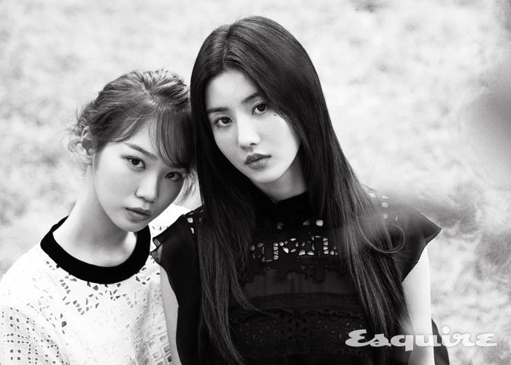 Kwon Eun-bi and Kim Chae-won's Esquire pictorial