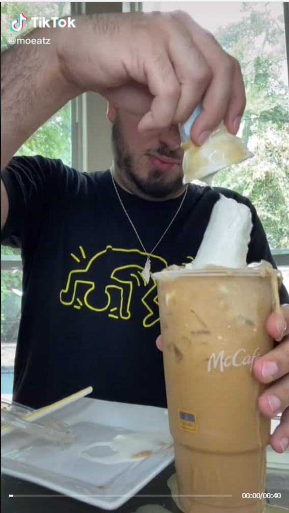 Korean Iced Coffee.jpg is popular on TikTok.