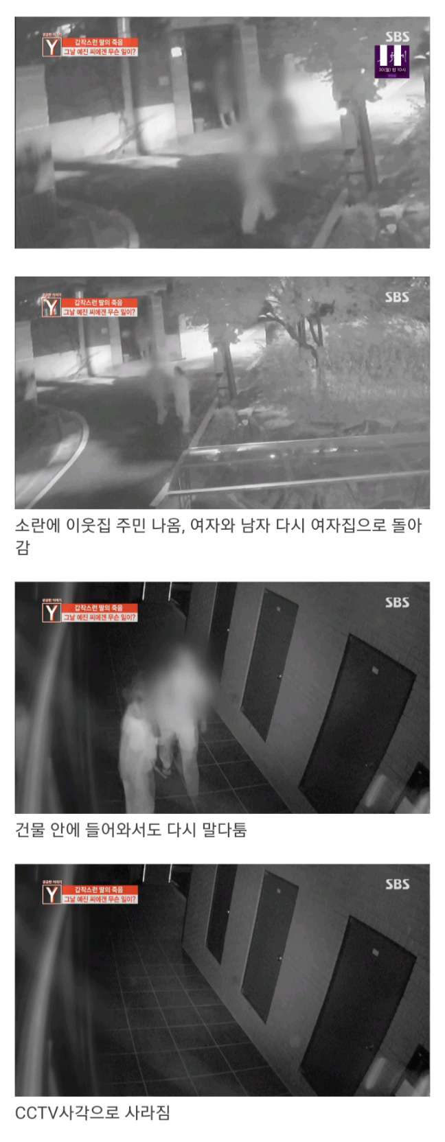 궁금한이야기Y 데이트폭행 사망사건 CCTV 타임라인