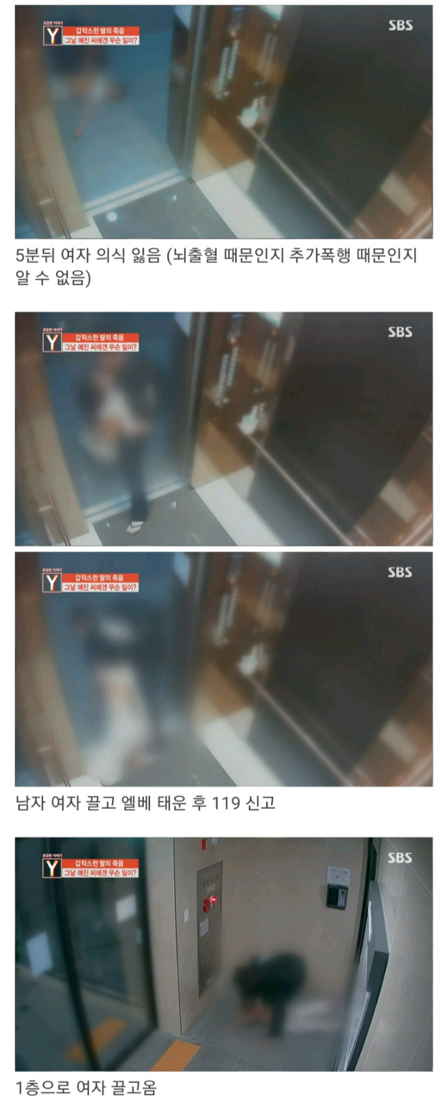 궁금한이야기Y 데이트폭행 사망사건 CCTV 타임라인