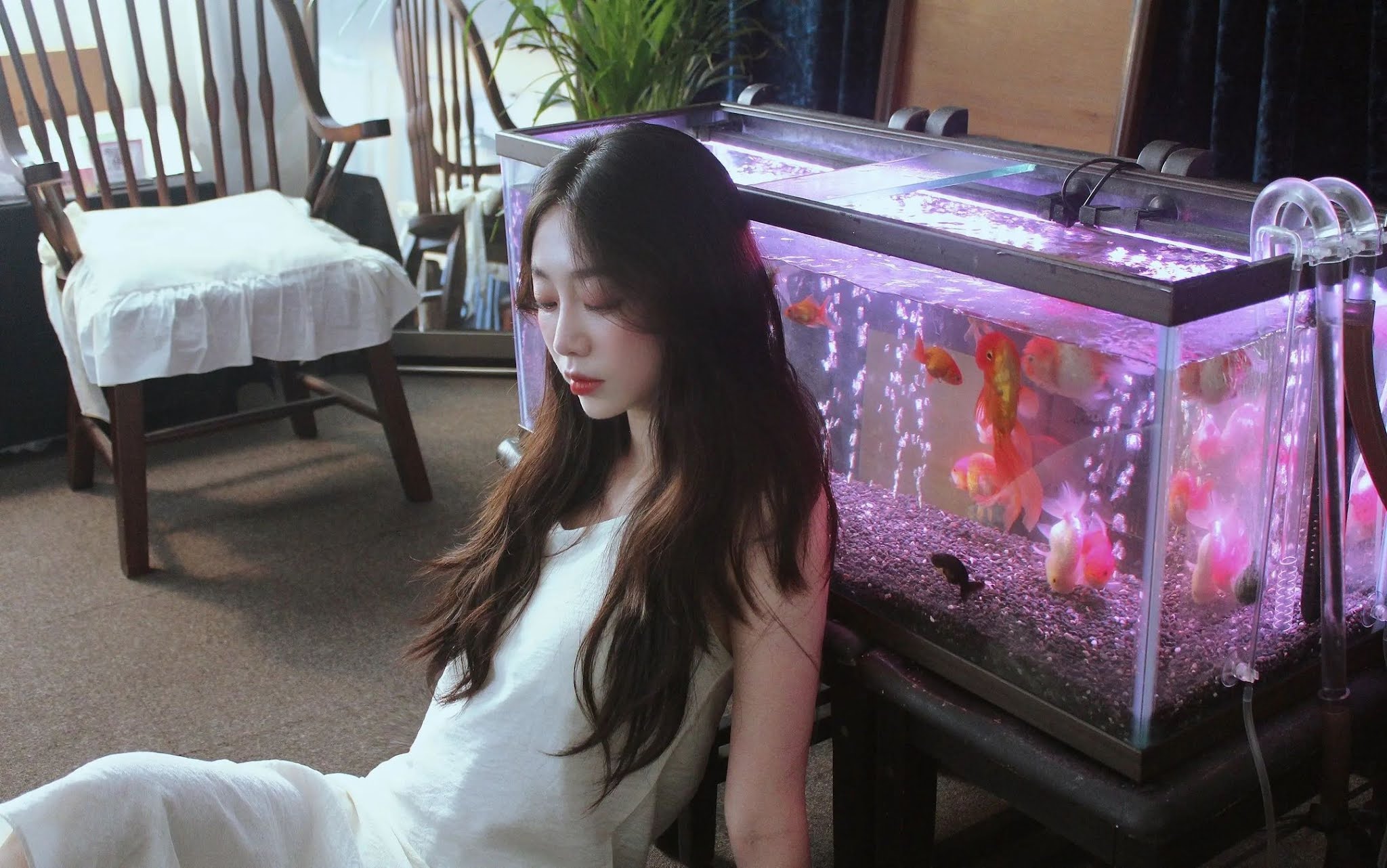 Seo Ji-Soo's Instagram Pure White Photoshoot