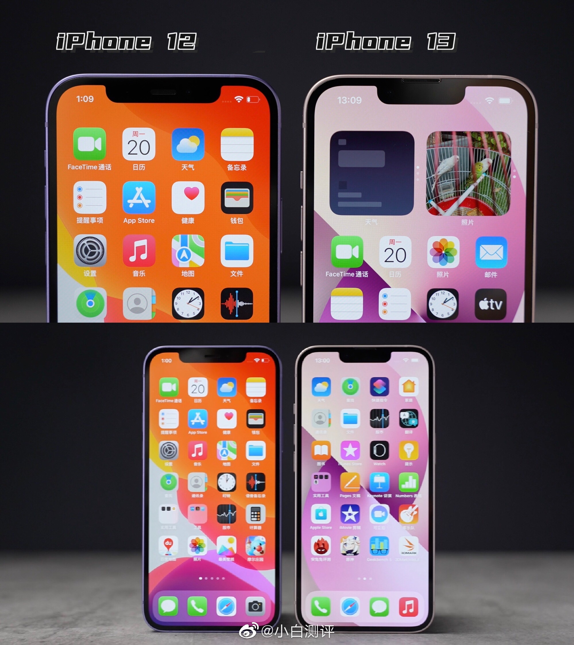 iPhone 1213 notch comparison.