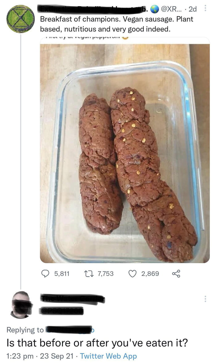 It's a vegan sausage that I made.