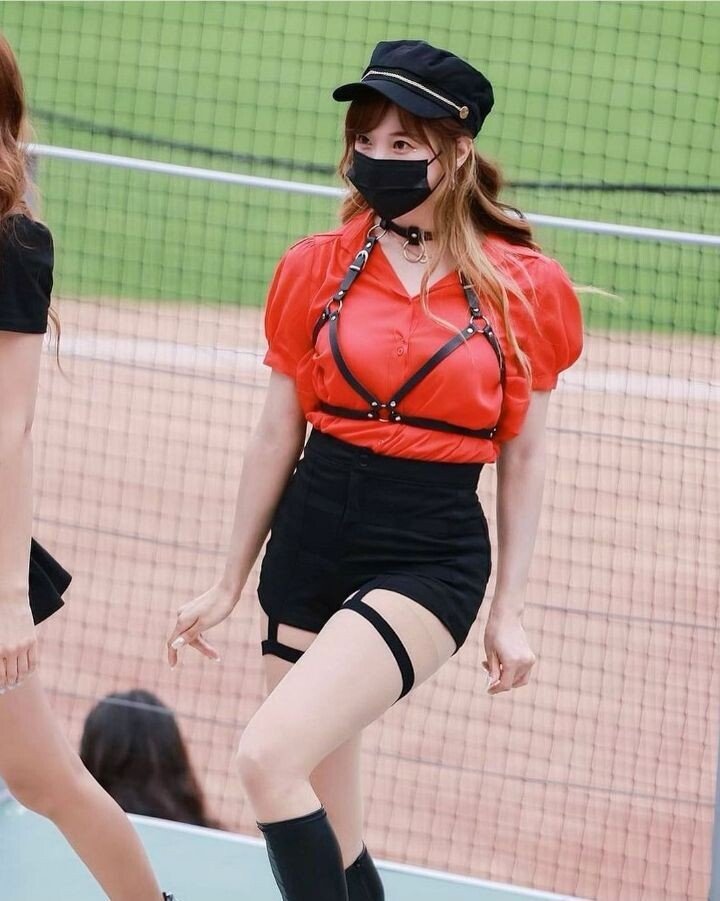 Nice cheerleader outfit.