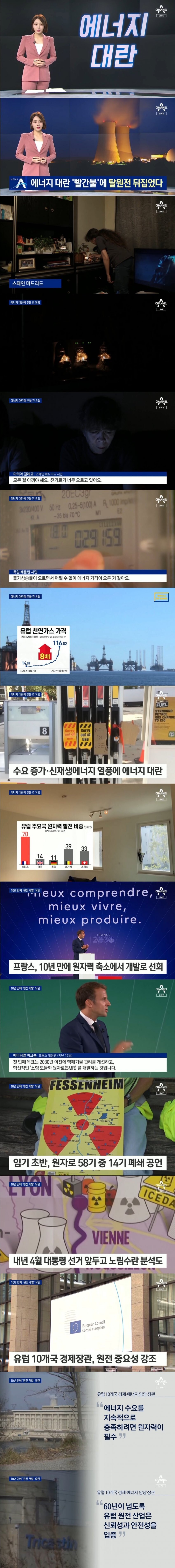 유럽, 10년만에 원전 개발로 유턴